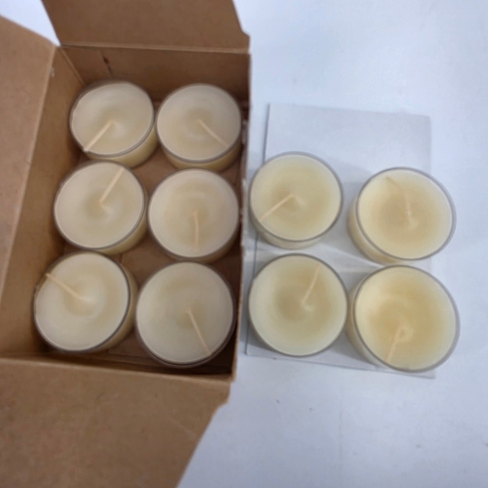 PartyLite V0409 Floral Citronella White Tealight Candles 10 Pack Box